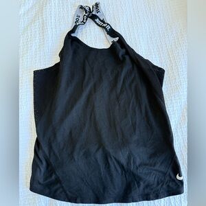 Nike Black Dri-FIT Athletic Tank with Logo